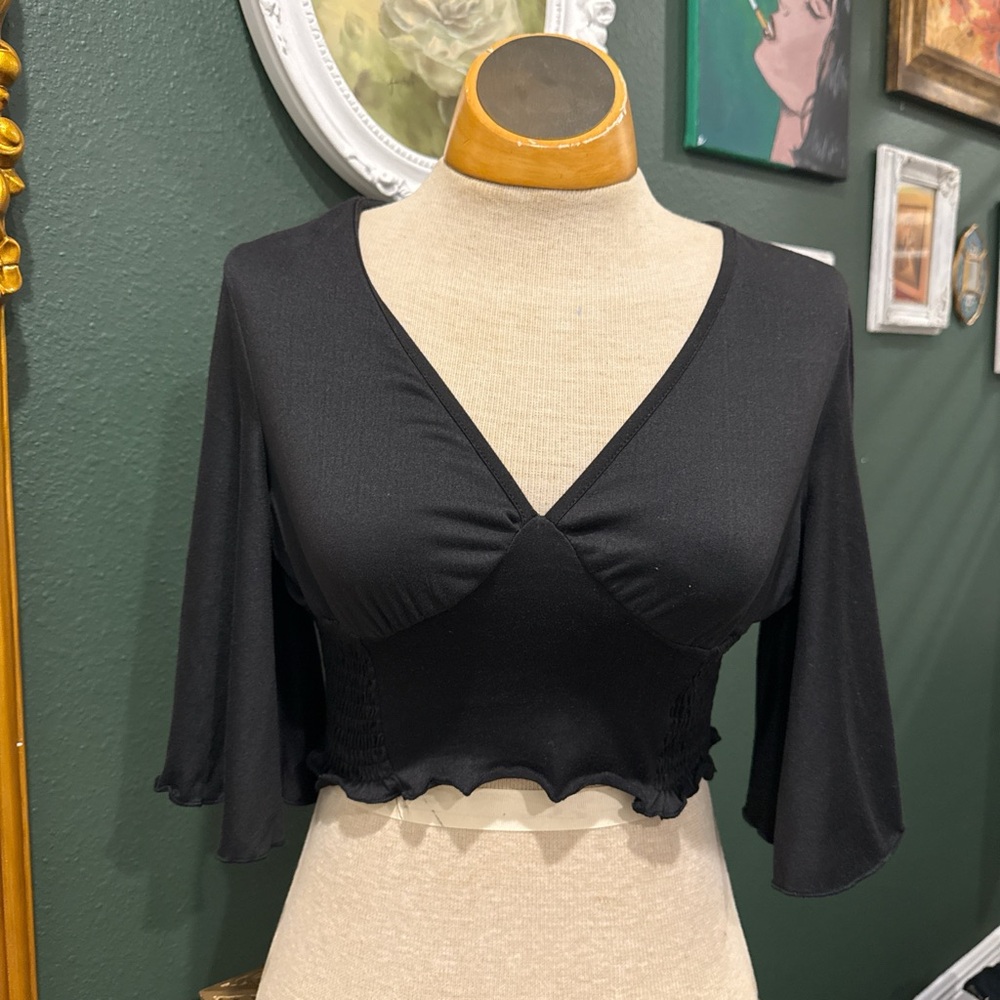 Ruched Crop Top